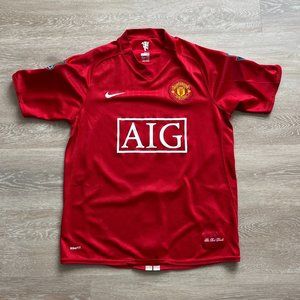 2007-08 Manchester United Jersey - Size M